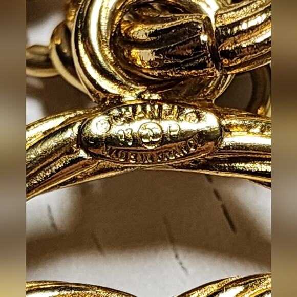 Chanel CC Gold Chain Necklace Pendant Vintage - Picture 4 of 9